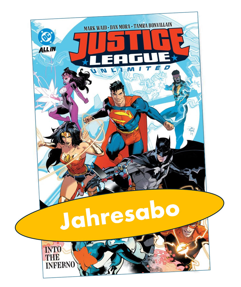 Justice League Unlimited – die Comic-Heftserie im Jahresabo