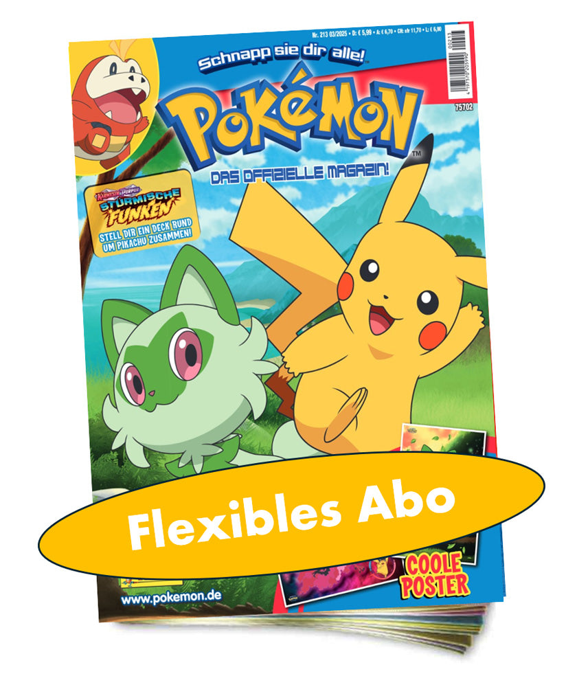 Pokémon Magazin im flexiblen Abo