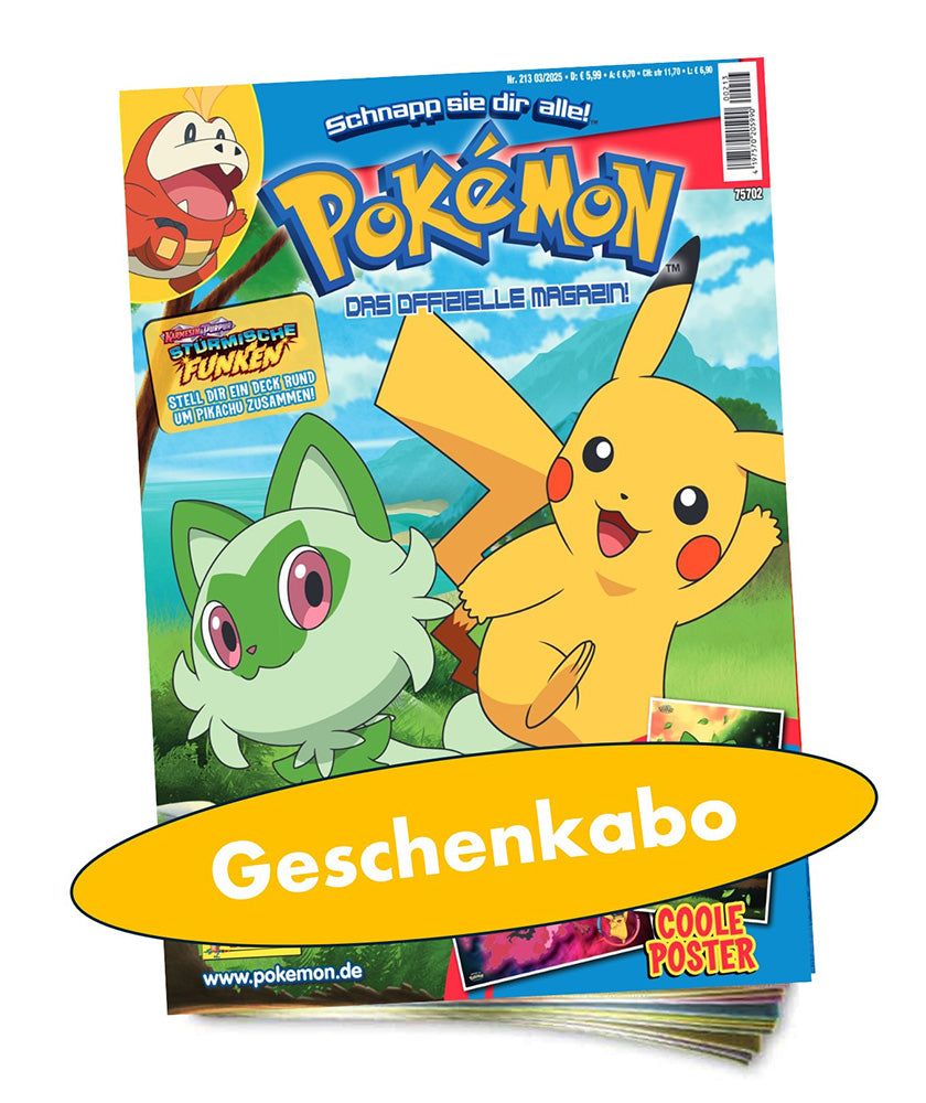 Pokémon Magazin im Geschenkabo